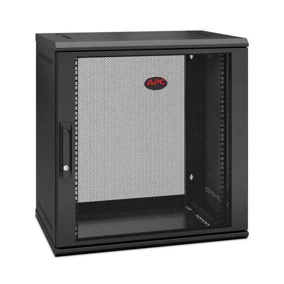 APC NetShelter WX AR112SH4 - 12U, 19-Zoll-Patchschrank, Wandmontage, vormontiert, 400 mm tief