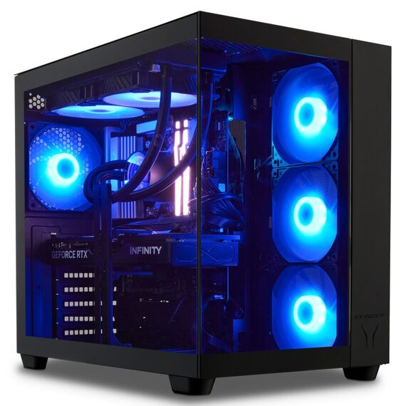 ERAZER Tank X15 (MD 340128) AMD Ryzen™ 7 7800X3D 32 GB DDR5-SDRAM 1 TB SSD NVIDIA GeForce RTX 5060 Ti Windows 11 Home Tower PC Schwarz, 5 image