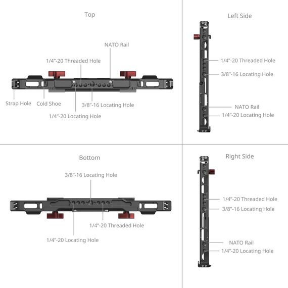 SmallRig MD5059 Kamerabox 1/4-20" Schwarz, 2 image