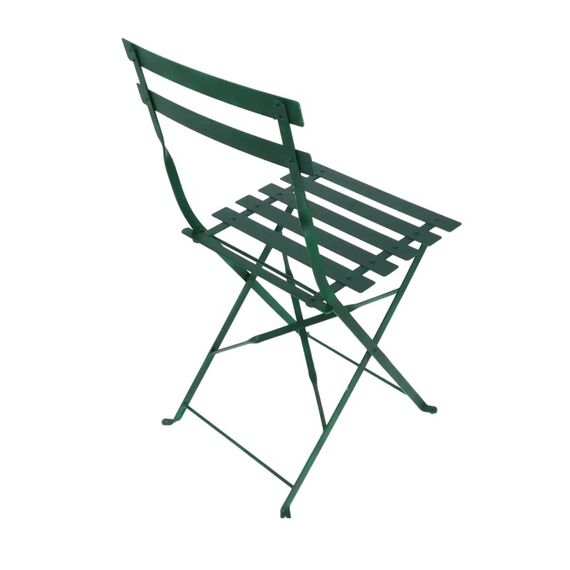 Esschert Design MF045 Gartenstuhl Terrasse Harter Sitz Harte Rückenlehne Stahl Grün, 8 image