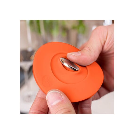 Silwy Magnet-Kondom für Stielgläser ORANGE inkl. Pad, 6 image
