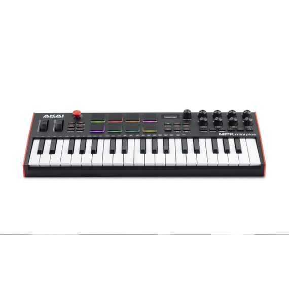 Akai MPK Mini Plus MIDI-Tastatur 37 Schlüssel USB Schwarz, Rot, Weiß