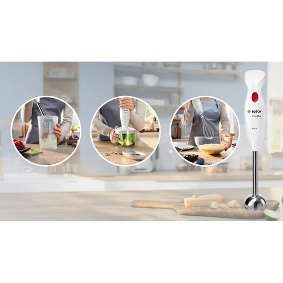 Bosch MSM24500 Mixer Pürierstab 400 W Rot, Weiß