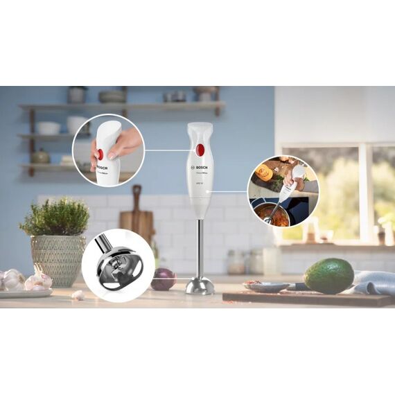 Bosch MSM24500 Mixer Pürierstab 400 W Rot, Weiß, 6 image
