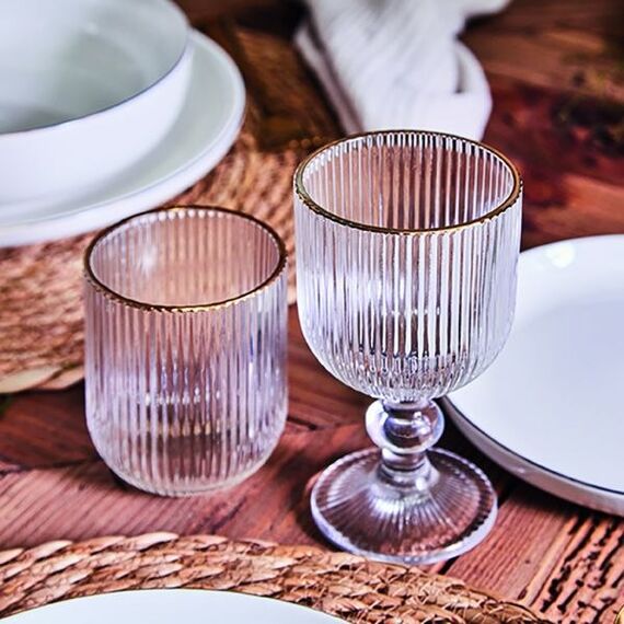 Tognana Porcellane N3585Q5TRFO Wasserglas Transparent 3 Stück(e) 300 ml, 2 image