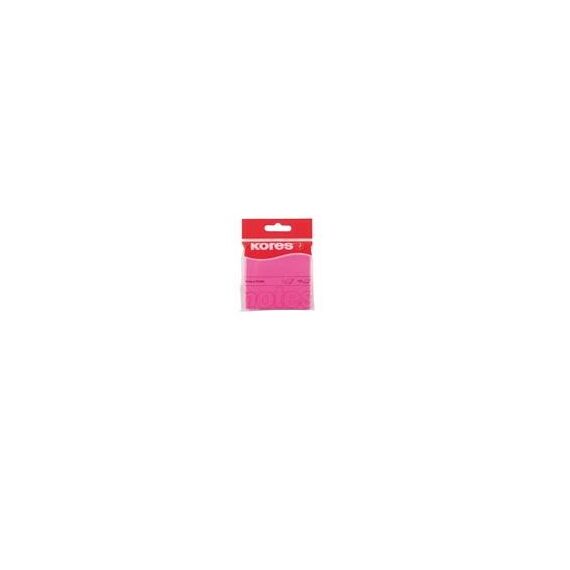 Kores N47075 Klebezettel Quadratisch Pink Selbstklebend