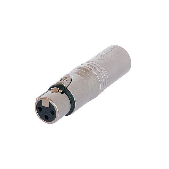 Neutrik NA3FM Kabeladapter XLR Grau