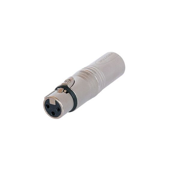 Neutrik NA3FMX Kabeladapter XLR (3-pin) Silber