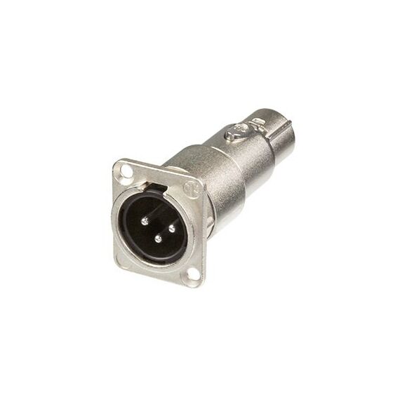 Neutrik NA3MDF Kabeladapter XLR Grau