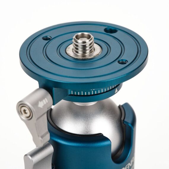 Benro NBBH2 Stativaufsatz Blau, Silber Metall 1/4, 3/8" Kugel (Form), 4 image