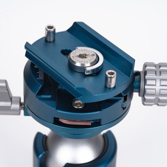Benro NBBH2 Stativaufsatz Blau, Silber Metall 1/4, 3/8" Kugel (Form), 6 image