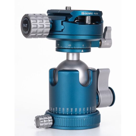 Benro NBBH2 Stativaufsatz Blau, Silber Metall 1/4, 3/8" Kugel (Form), 7 image