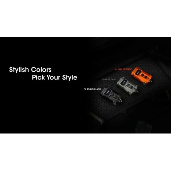 Nitecore TINI3 Grau Schlüsselanhänger-Blinklicht LED, Farbe: Grau, 9 image