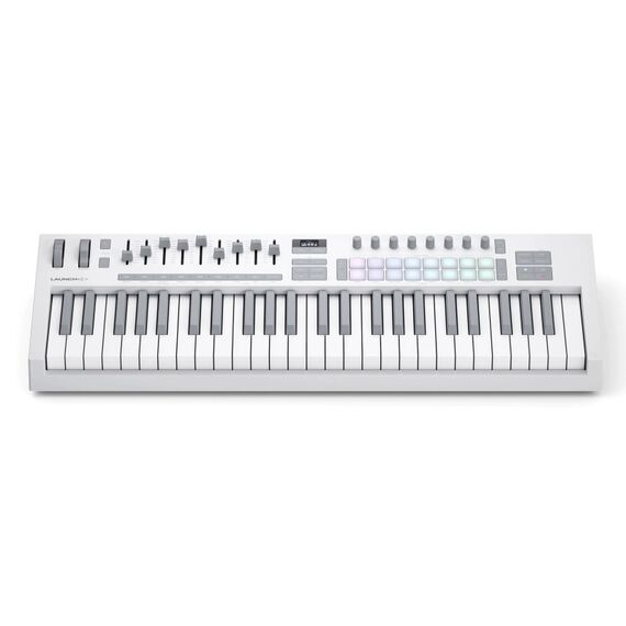 Novation Launchkey 49 White MIDI-Tastatur 49 Schlüssel USB Weiß, 4 image
