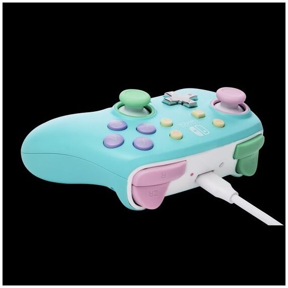 PowerA NSGP0347-01 Gaming-Controller Cyan, Grün, Pink, Violett, Gelb Bluetooth Gamepad Analog / Digital Nintendo Switch, Farbe: Cyan, Grün, Pink, Violett, Gelb, 3 image
