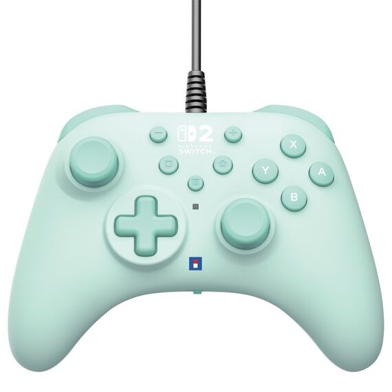 Hori NSX-110E Gaming-Controller Mintfarbe USB Gamepad Nintendo Switch, Nintendo Switch 2, Nintendo Switch OLED, Farbe: Mintfarbe, Länge: 3 m