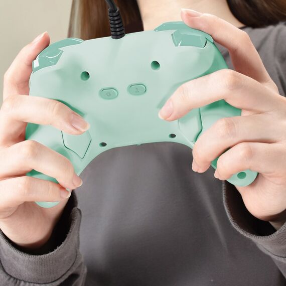 Hori NSX-110E Gaming-Controller Mintfarbe USB Gamepad Nintendo Switch, Nintendo Switch 2, Nintendo Switch OLED, Farbe: Mintfarbe, Länge: 3 m, 3 image