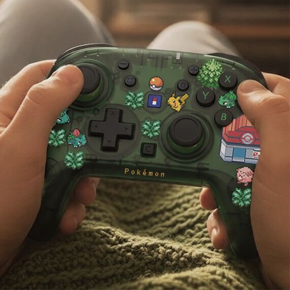 Hori NSX-215E Gaming-Controller Schwarz, Grün Gamepad Analog / Digital Nintendo Switch, Nintendo Switch OLED, Nintendo Switch 2, Nintendo Switch Lite, Farbe: Schwarz, Grün, 3 image