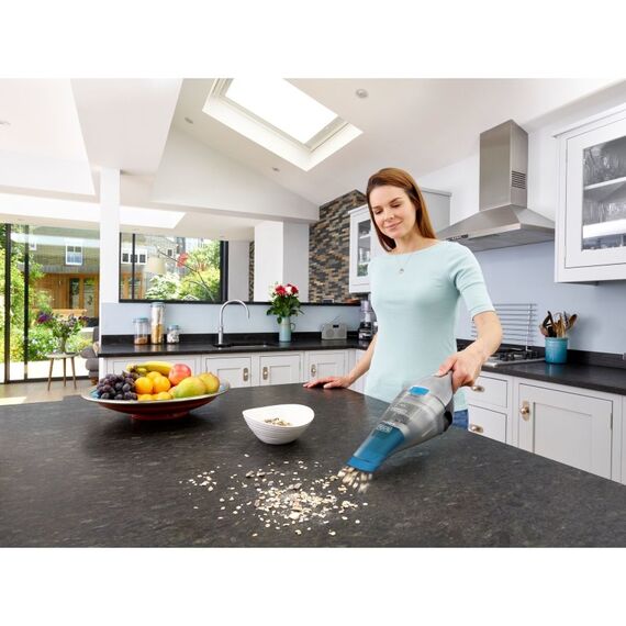 Black & Decker NVC215WA-QW Handstaubsauger Blau, Silber Beutellos, 3 image