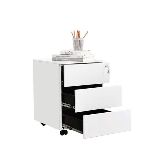 Songmics OFC63WT Aktenschrank Weiß