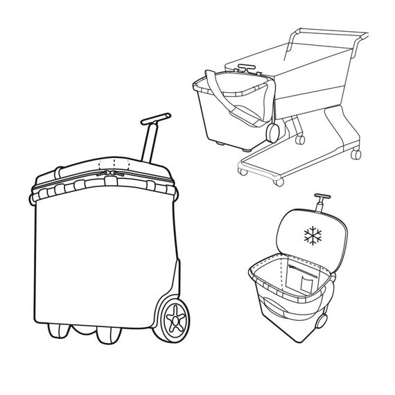 Reisenthel carrycruiser iso Kühlbox Schwarz, 6 image
