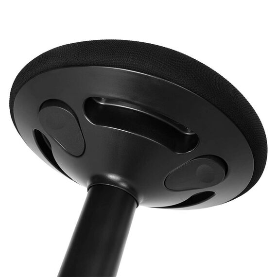 Songmics OSC05BK Sattelstuhl Gepolsterter Sitz Schwarz Schaum, Kunststoff, Polyester, Stahl Stahl Metall 1 Stück(e), 3 image