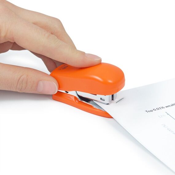 Rapesco Bug Mini Flacher Clinch Orange