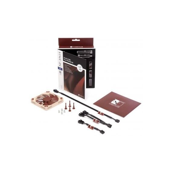 Noctua NOC-NF-A9X14-PWM Computergehäuse Ventilator 9,2 cm Beige, Braun 1 Stück(e), 2 image