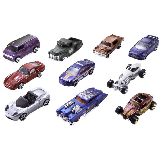 Hot Wheels Set mit 10Fahrzeugen im Maßstab 1:64 für Sammler und Kinder, 2 image