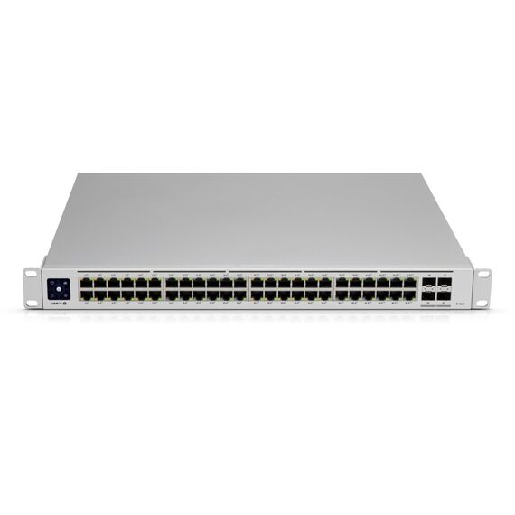 Ubiquiti UniFi Pro 48-Port PoE Managed L2/L3 Gigabit Ethernet (10/100/1000) Power over Ethernet (PoE) 1U Silber, 3 image