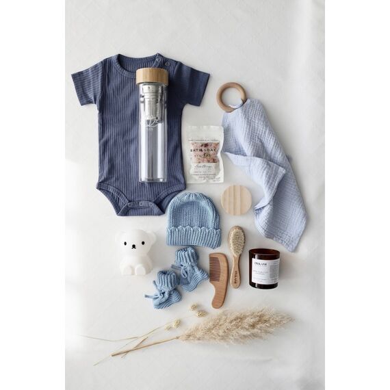 OYKAMI Mama & Baby Geschenkbox Blau "Lugano" Boris - Teeflasche, 3 image