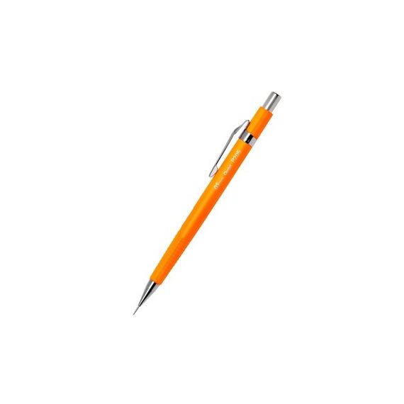 Pentel Sharp 200 Druckbleistift 0,5 mm HB, Farbe: Orange, Silber