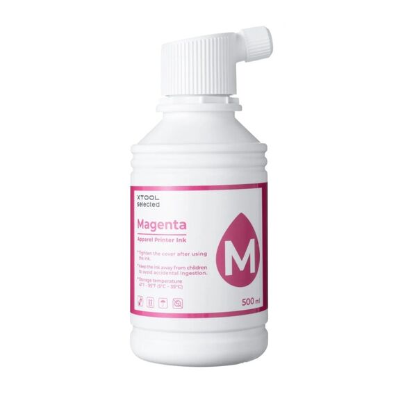 xTool Selected Apparel Printer Ink (500 ml) Magenta