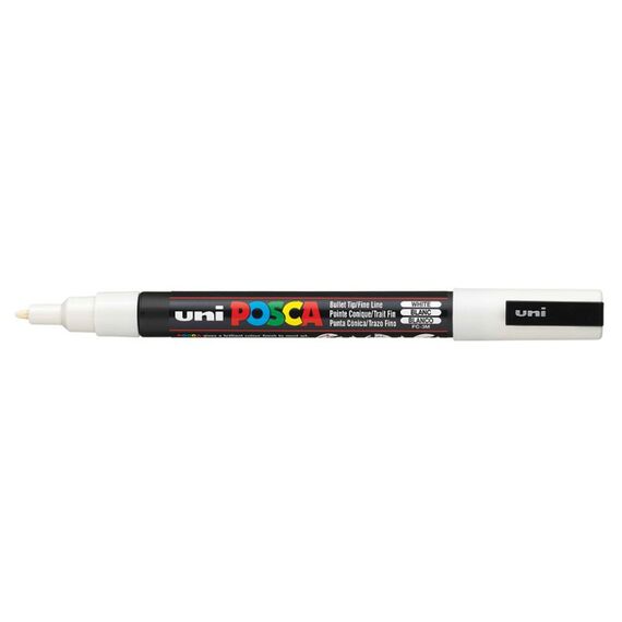 POSCA PC-3M Marker 1 Stück(e) Weiß, Farbe: Weiß