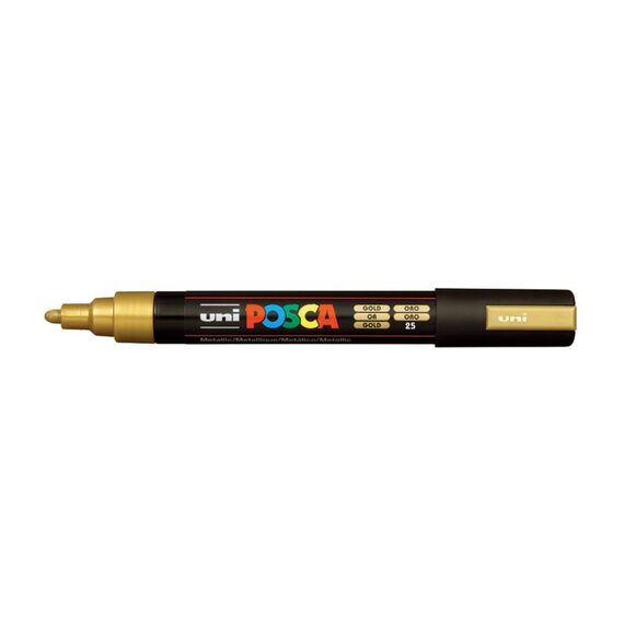 POSCA PC-5M Marker 1 Stück(e) Gold, Farbe: Gold