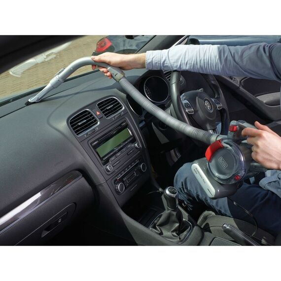 Black & Decker PD1200AV-XJ Handstaubsauger Grau, Orange Beutellos, 9 image