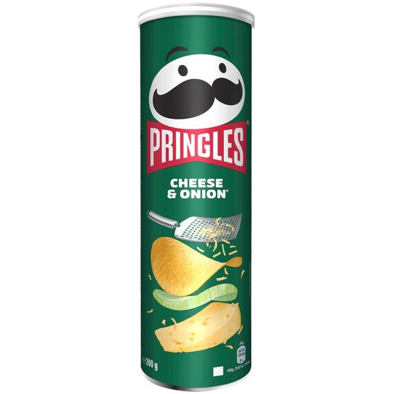 Pringles Cheese & Onion 165 g Kartoffelchips Käse, Zwiebel