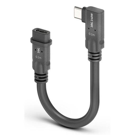 PureLink PureInstall MicroX4 USB Kabel USB4 Gen 2x2 0,1 m USB C 20 Gbit/s 240 W Schwarz