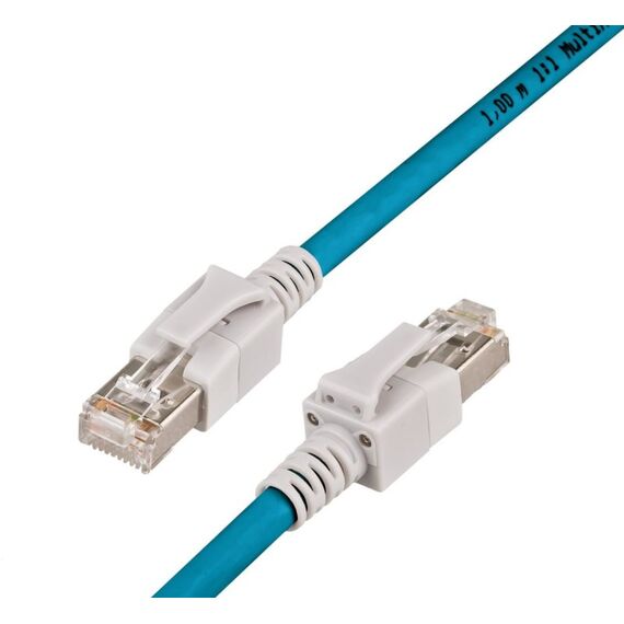 Wirewin PKL-PIMF-KAT6A Netzwerkkabel Blau 2 m Cat6a S/FTP (S-STP) Rund, Farbe: Blau, Länge: 2 m