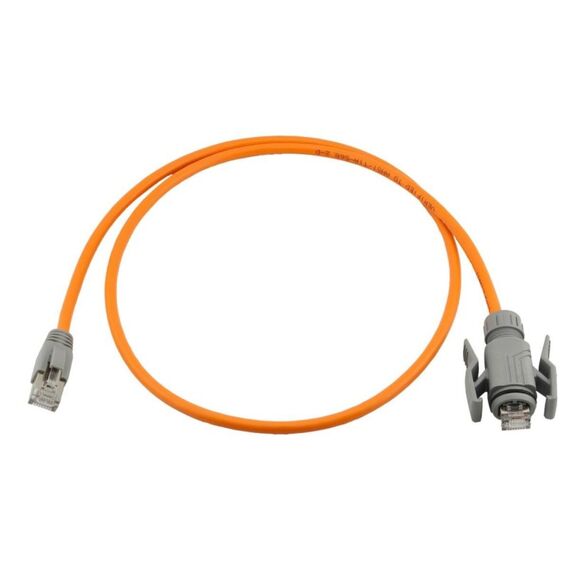 Wirewin PKW-I1-SF-K6A-PUR 2.0 OR Netzwerkkabel Orange 2 m Cat6a S/FTP (S-STP) Rund