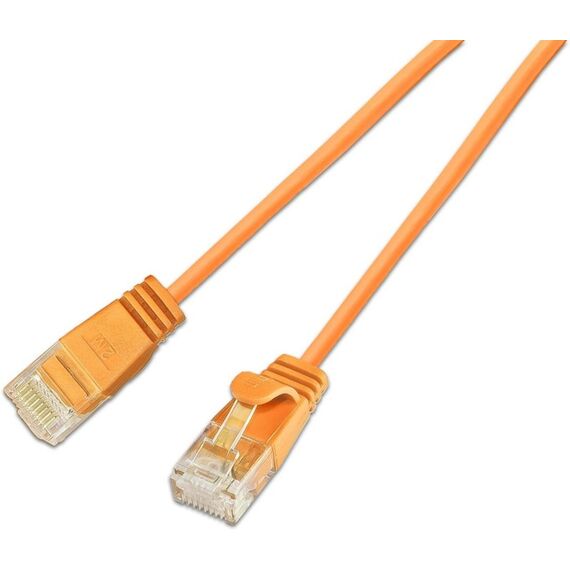 SLIM Patchcords Light UTP Netzwerkkabel Orange 3 m Cat6 U/UTP (UTP) Rund, Farbe: Orange, 2 image