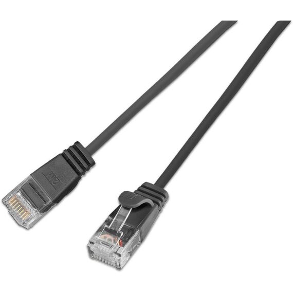 SLIM Patchcords Light UTP Netzwerkkabel Schwarz 7,5 m Cat6 U/UTP (UTP) Rund, Farbe: Schwarz, 2 image