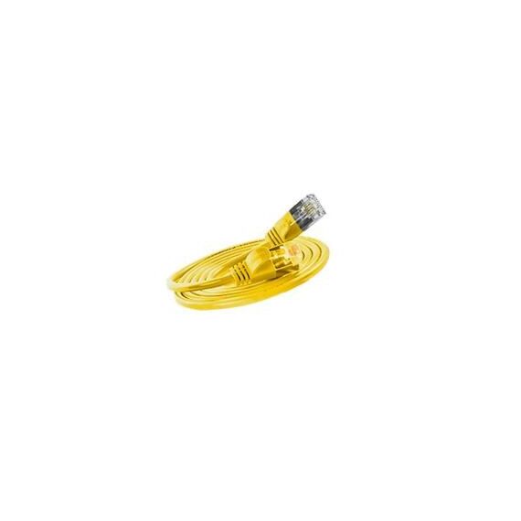 SLIM Patchcords PKW-LIGHT-STP-K6A 7.0 GE Netzwerkkabel Gelb 7 m Cat6a U/FTP (STP)