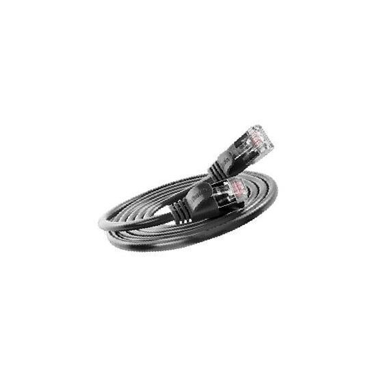 SLIM Patchcords PKW-LIGHT-STP-K6A 7.0 SW Netzwerkkabel Schwarz 7 m Cat6a U/FTP (STP)