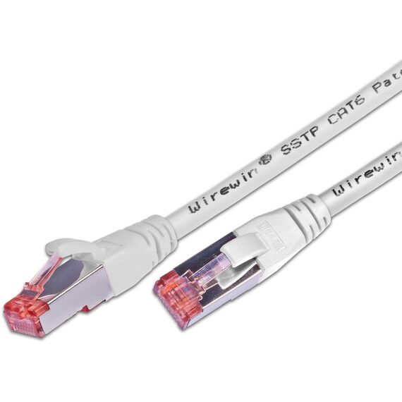 Wirewin S/FTP CAT6 2m Netzwerkkabel Weiß S/FTP (S-STP) Rund