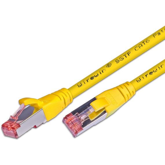 Wirewin S/FTP CAT6 30m Netzwerkkabel Gelb S/FTP (S-STP) Rund