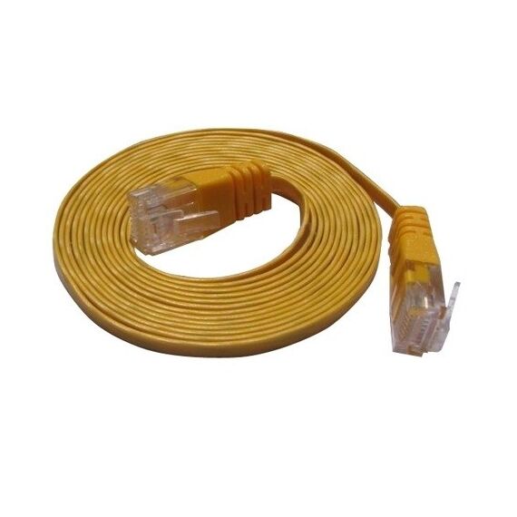 SLIM Patchcords PKW-SLIM-KAT6 0.5 OR Netzwerkkabel Orange 0,5 m Cat6 U/UTP (UTP), Farbe: Orange, Länge: 0,5 m