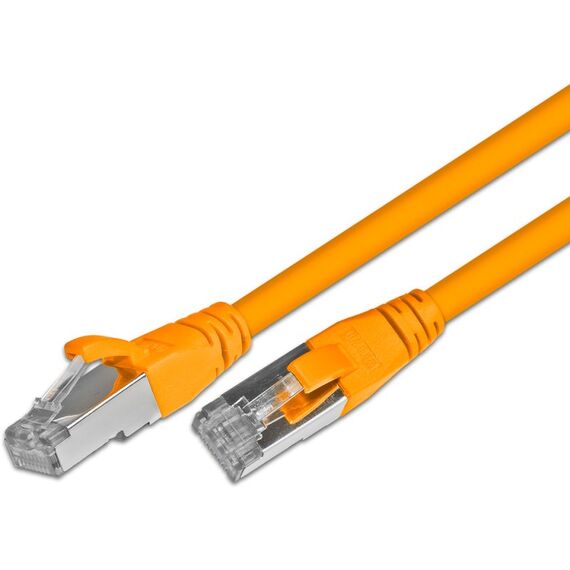 Wirewin Cat.5e F/UTP 10m Netzwerkkabel Orange Cat5e F/UTP (FTP) Rund, Farbe: Orange