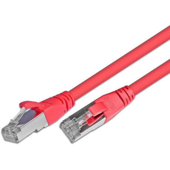 Wirewin Cat.5e F/UTP 10m Netzwerkkabel Rot Cat5e F/UTP (FTP) Rund, Farbe: Rot