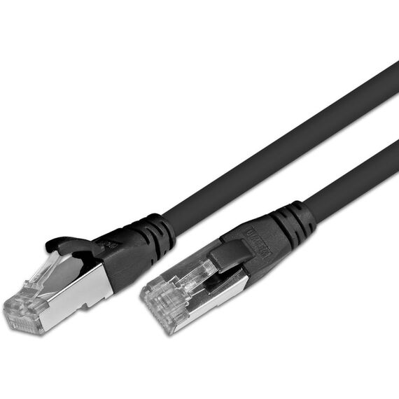 Wirewin Cat.5e F/UTP 15m Netzwerkkabel Schwarz Cat5e F/UTP (FTP) Rund, Farbe: Schwarz